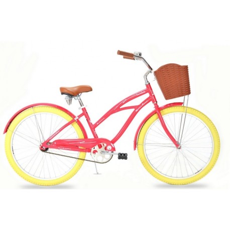 Modelo 128718 BICICLETA R.26 TURBO MALIBU W RED 2015 - Envío Gratuito
