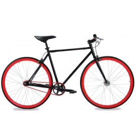 Modelo 016937 BICICLETA R.700 FIXIE TURBO ROJO/NEGRO - Envío Gratuito