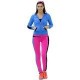 Pants Deportivo TSX Rosa con Azul y Negro Para Dama - Envío Gratuito