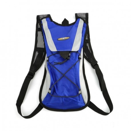 2L Agua vejiga Bolsa Mochila Ciclismo Deporte Mochila Paquete va de excursión Azul - Envío Gratuito