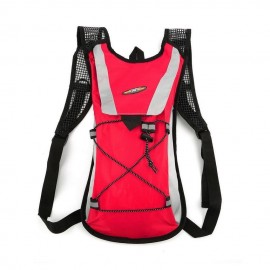 2L Agua vejiga Bolsa Mochila Ciclismo Deporte Mochila Paquete va de excursión Rojo - Envío Gratuito