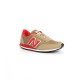 D - Tenis New Balance U410NBR -Beige con Rojo - Envío Gratuito