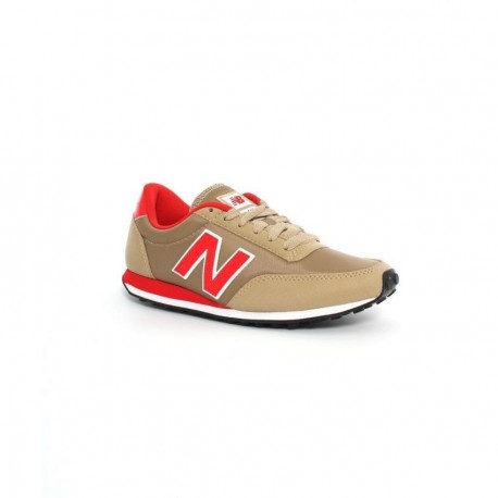 D - Tenis New Balance U410NBR -Beige con Rojo - Envío Gratuito