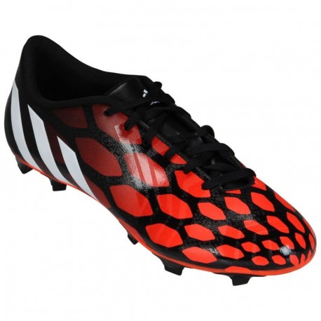 Tachones para Fútbol Adidas Predito Instinct FG para Caballero - Rojo + Negro - Envío Gratuito