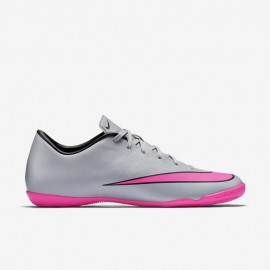 Tenis Nike Mercurial Victory V IC - Gris con Rosa - Envío Gratuito