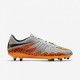Tachones Nike Hypervenom Phelon II FG - Gris con Naranja - Envío Gratuito