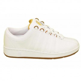 Tenis Kswis Men Classic Luxury White/Gold - Envío Gratuito