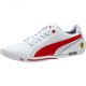 Tenis Puma Ferrari Selezione - Blanco con Rojo