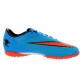Tenis Nike Hypervenom Phelon TF - Azul con Naranja - Envío Gratuito