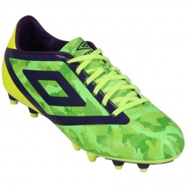 Tenis De Futbol Umbro Geo Flare Fg 30 - Verde+Morado - Envío Gratuito
