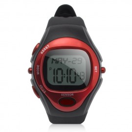 Reloj Deportivo Con Medidor De Pulso Y De Calorias-Rojo - Envío Gratuito