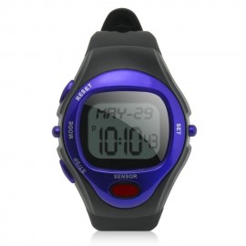 Reloj Deportivo Con Medidor De Pulso Y De Calorias-Azul - Envío Gratuito