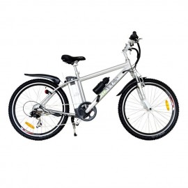 Bicicleta Electrica EcoMobile Power Plus 36V -Plata - Envío Gratuito