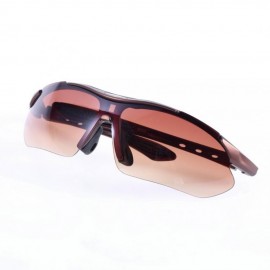 Deporte Ciclismo de bicicletas Bike Riding UV400 de protección Gafas de sol Gafas Goggle Marrón - Envío Gratuito