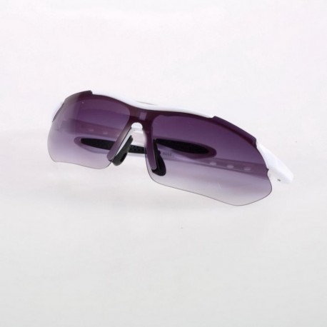 Deporte al aire libre Ciclismo de bicicletas Bike Riding Gafas de sol Gafas anteojos UV400 Lente Color blanco - Envío Gratuito