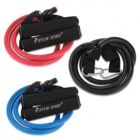 Set de 3 Banda Elástica Musculación Entrenamiento Gimnasio Deporte - Envío Gratuito