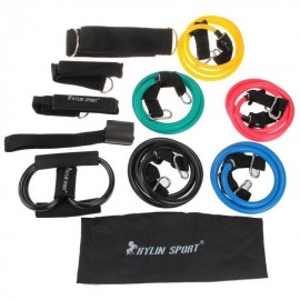 Set 5 Banda Elástica Extensor Musculación Entrenamiento Gimnasio Deporte - Envío Gratuito