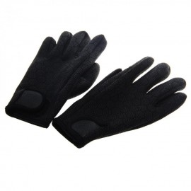 Pareja de Guantes Buceo Nylon Antideslizante Natación Deporte Negro Talla L - Envío Gratuito