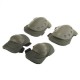 Verde Seguridad 4 Deportes Rodilla Codo protector protector del cojín Gear Ejército Nylon - Envío Gratuito