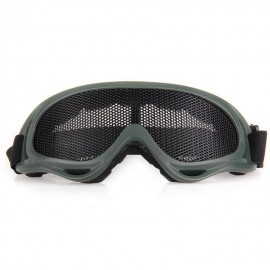 Gafas Protectoras Tacticas Rejilla Correa Ajustable Deporte Verde Militar - Envío Gratuito