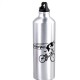 Ciclismo acampan Deportes aleación de aluminio botella de agua de 750 ml de plata al aire libre - Envío Gratuito
