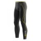 Pantalón de compresión SKINS B60052001M-Negro con Amarillo - Envío Gratuito