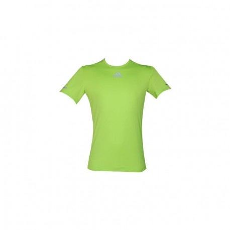 Playera para correr de Hombre Adidas Run Tee S03015-Verde - Envío Gratuito