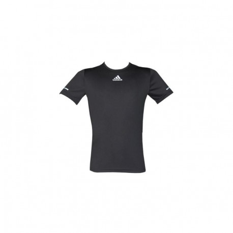Playera para correr de Hombre Adidas Sequencials S03011-Negro - Envío Gratuito