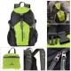 ROSWHEEL bici bicicleta mochila montando plegable plegable bolsa mochila ligera de ciclismo al aire libre - Envío Gratuito