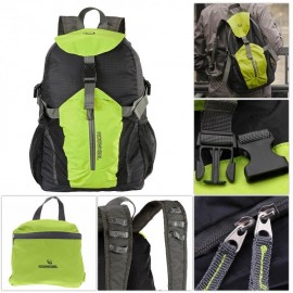 ROSWHEEL bici bicicleta mochila montando plegable plegable bolsa mochila ligera de ciclismo al aire libre - Envío Gratuito