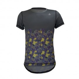 Playera de Hombre TriFerrari 3F Tucan con Doble Composición DryFIT Costuras Planas de Manga Corta y Cuello Redondo-Gris - Envío 