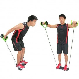 Espacio multifuncional Ejercicio Abdominal Fitness / tecnologﾨﾪa bidireccional de adelgazamiento Equipo - Verde + negro - Envío 