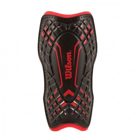 Espinillera Backstop Wilson WTE550900S-Rojo con Negro - Envío Gratuito