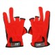 Deportes al aire libre Ajustable transpirable antideslizante Low-Cut 3 dedos Guantes Pesca - Envío Gratuito