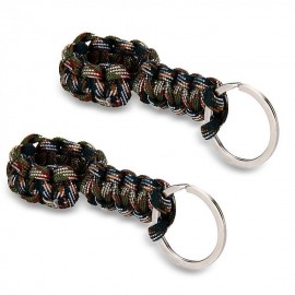 2pcs Cuerda Trenzada Militar + Hebilla Metal Verde para Exterior Deporte Xmas Christmas la Navidad - Envío Gratuito