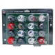 Set De 32 Cascos Nfl Mini Helmet Con 2 Display Afc Y Nfc - Envío Gratuito