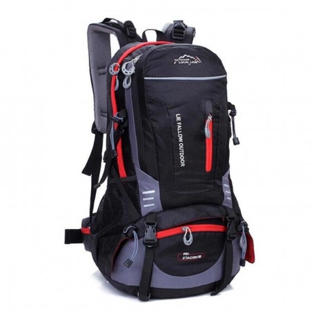 Moda 40L Mochila Senderismo viajes ocasionales Mochila Bolsa de deporte al aire libre (rojo) - Envío Gratuito