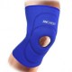 Durable Prácticamente elástico transpirable neopreno Deporte Soporte Rodilla Azul/Negro - Envío Gratuito