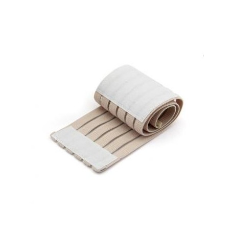 Muñequera Elástica Algodón Goma Sintética Fibra Deporte Protección Velcro Beige Xmas Christmas la Navidad - Envío Gratuito