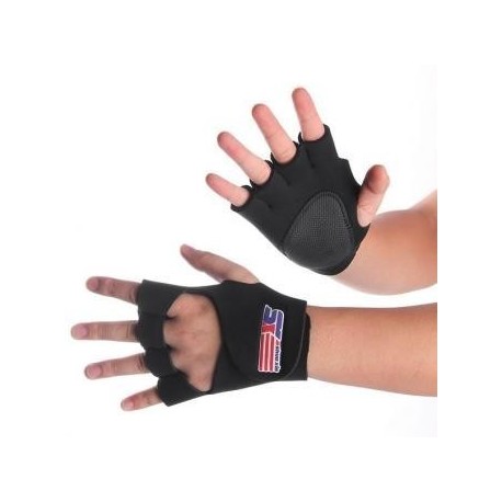 Muñequera Elástica Deporte Protección para Muñeca Palma Espuma Nylon Negro Xmas Christmas la Navidad - Envío Gratuito
