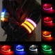 Brazalete Deportes Bike Seguridad LED reflectante correa de la empuñadura Snap Wrap Shine Brazalete Green - Envío Gratuito