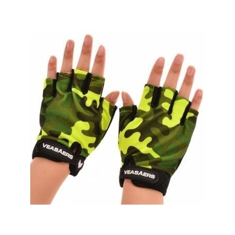 GE Guantes Unisex fitness Deportes Training Ejercicio multifunción para hombres y mujeres (verde del ejército) - Envío Gratuito