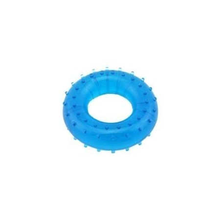 ELENXS Grip Strength anillo de dedo Círculo Socorro Masaje muñeca de mano de goma elástica fitness Deportes azul suave - Envío G