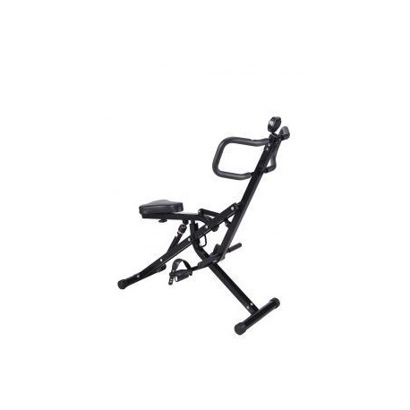 Fitness Crunch Total Maquina Ejercitadora con Niveles Resistencia Tonifica Abdomen Cuerpo - Gris - Envío Gratuito