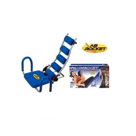 Ab Rocket Maquina Para Ejercicios Abdomen 3 Niveles Abdominales ABROCKET-Azul - Envío Gratuito