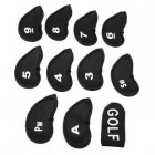 11Pcs Hierro del golf club Set Covers Caso Putter Head neopreno Conjuntos bolsillos Deporte - Envío Gratuito