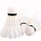 12 uds pluma de ganso Deportes Badminton Volantes de entrenamiento - Envío Gratuito