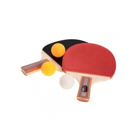 REIZ Par Raqueta para Ping Pong Tenis Mesa + 3 Pelotas Deporte Entrenamiento Xmas Christmas la Navidad - Envío Gratuito