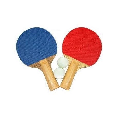 Juego de 2 Raquetas y 2 Pelotas de Ping-Pong-Multicolor - Envío Gratuito