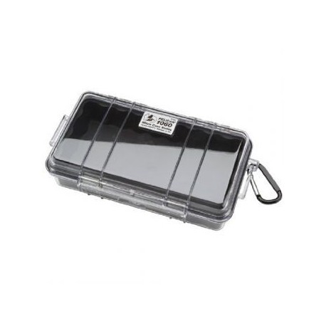 Pelican Micro Case Black/Clear - Envío Gratuito